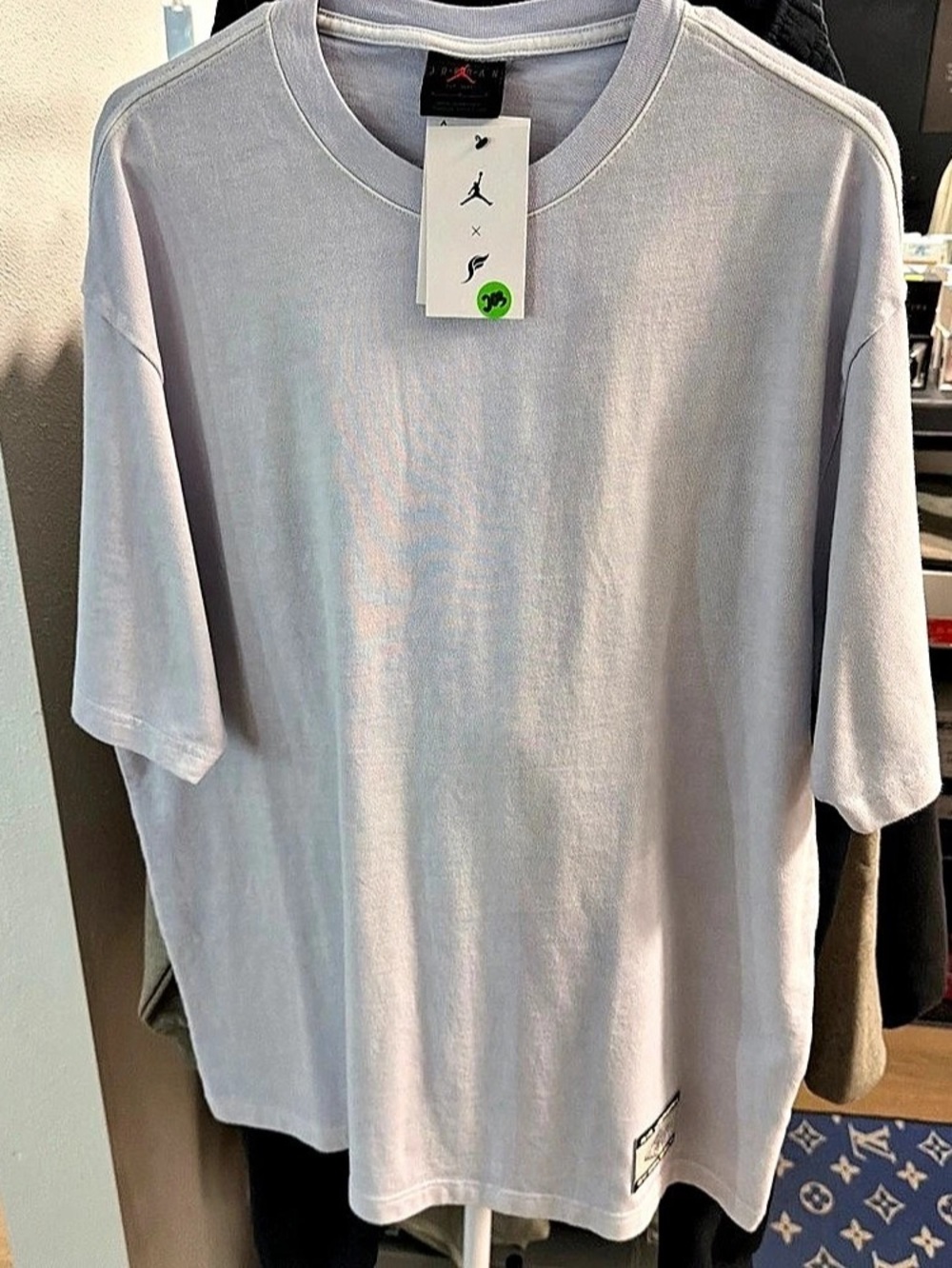 Jordan Air Jordan x SoleFly Men's White Short Sleeve Tee Size Large